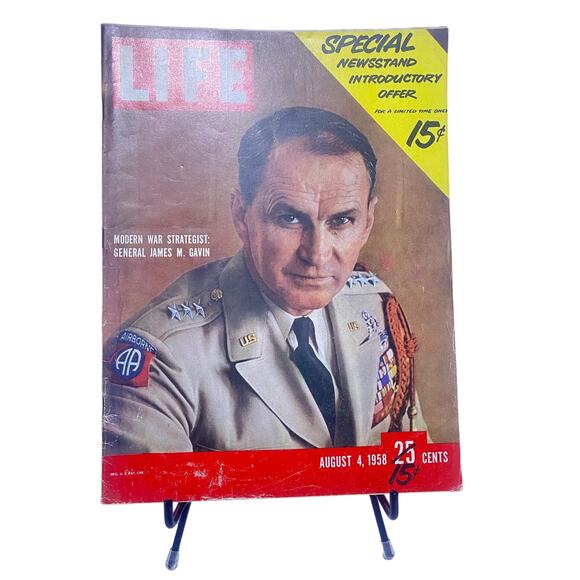 Life Magazine August 4 1958 A Plan to Make Sense In Middle East - Picture 1 of 10